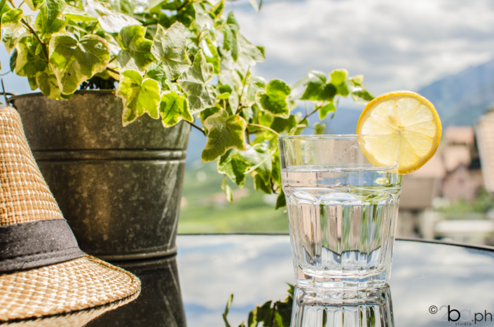 acqua fresca in balcone valle di non