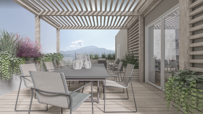 terrazza rendering
