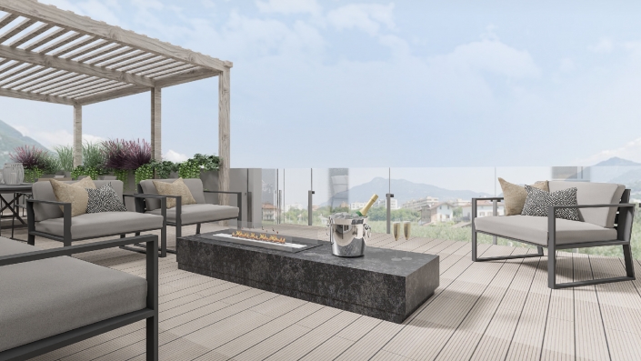 terrazza vista trento