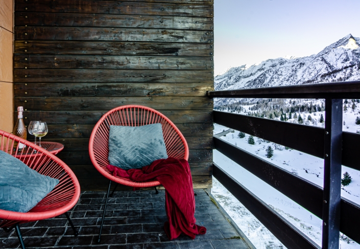 balcone montagna vino